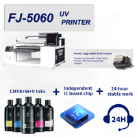 Impresora Plana UV Multifuncional 5060 - Impresión UV de Ultra Precisión, Colores Vívidos en Diferentes Sustratos