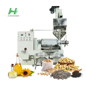 Factory price flaxseed rapeseed soybean sunflower peanut oil press machine cooking oil making machine oil extraction machine