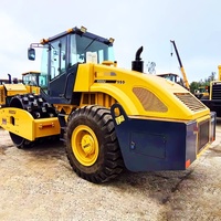 Compacteur de sol XS223J 22 tonnes reconditionné avec système de vibration optimisé pour les tâches de renforcement des fondations des routes urbaines