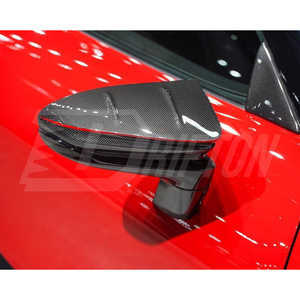 หมวกกระจกมองข้างคาร์บอนไฟเบอร์มันวาวสไตล์ Msy สำหรับ Ferrari SF90 stradale & แมงมุม - Product Image 2