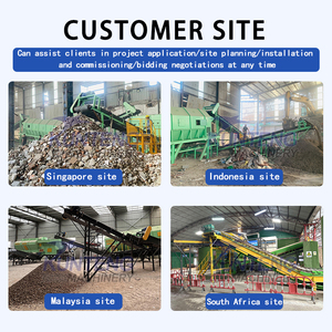 Battlefield Rubble Recycling Plant Construction and Demolition Waste <strong>Grinder</strong> Waste Sorter Waste Recovery System - Product Image 2
