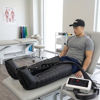 Bottes de récupération pneumatiques à compression d'air en gros, système de drainage lymphatique par pressothérapie à massage séquentiel 12 chambres