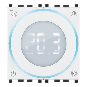 IoT2M Connected Wheel <b>Thermostat</b> White 5.7 In Smart Home Heater <b>Control</b> - Product Image 1