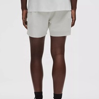 Shorts de course pour hommes, best-seller, légers, élastiques, mi-longs, unis, sportifs, à séchage rapide, en polyester et élasthanne, entrejambe de 5 pouces, doublés