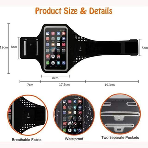 Bracelet de sport ultra-fin et élastique personnalisé, étanche, tendance, déverrouillage par empreinte digitale, pour téléphone, course à pied en extérieur - Product Image 6