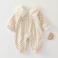 Vente directe d'usine de pyjamas en coton pour bébés printemps-automne, tendance et à la mode pour les nouveau-nés.