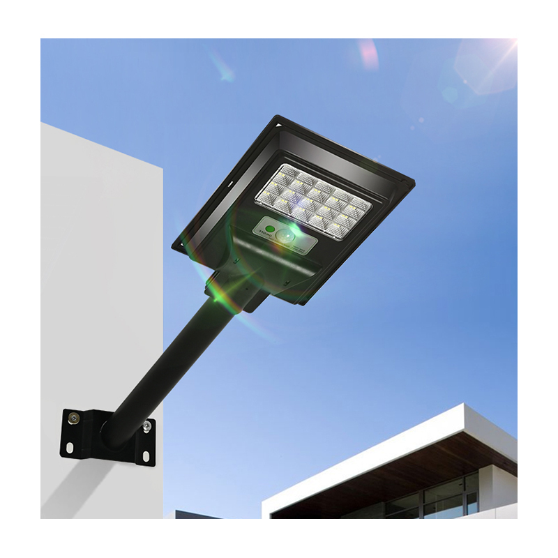 IP65 Waterproof 100W Outdoor Integrated Energy Saving Induction LED Solar Street Light with Sensor for Outdoor Roads Use