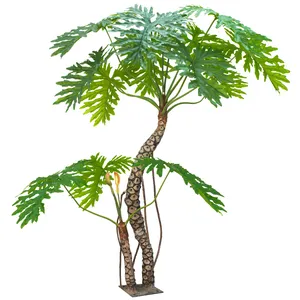 Bestsellers Kunstmatige Splitblad Philodendron Plant Voor Buiten Of Binnen Decoratie
