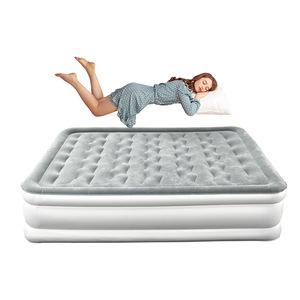 Cama de Aire Inflable Automática Reforzada, Tamaño Grande, para Varias Personas, Uso Doméstico, Resistente al Desgaste, Gris, PVC Ecológico - Product Image 4