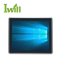 Panel de pantalla táctil industrial sin ventilador impermeable IP65 de 10,1 pulgadas PC I3 10110U I5 I7 en stock
