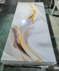 <span class=keywords><strong>Pannelli</strong></span> Murali in PVC Effetto Marmo Spessi 3mm per Case e Hotel, Personalizzabili, Stampa UV 3D, Nuovo Colore Marmo, Impermeabili - Product Image 4