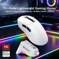 M6 Mini Usb Gaming Mouse-Desain Ergonomis Ringan Sensor Paw3311 Pengisi Daya Mouse Tiga Mode