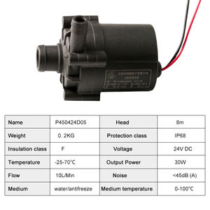 DC24V 30W motore Brushless speciale piccola pompa dell'acqua P450424D05 per il trattamento dell'acqua potabile chiller fonte di acqua pulita - Product Image 6