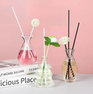 50ml 100ml 150ml design personalizzato diffusore in vetro bottiglia aria fresca aroma liquido ricarica contenitore in vetro con bastoncini vendita all'ingrosso - Product Image 2