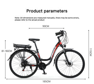 Factory Hot High Quality 250W 350W 500W Rear <b>Hub</b> Motor 36v Lithium Battery City E E Bike for Adult - Product Image 2