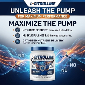 <span class=keywords><strong>Polvere</strong></span> di L-Citrullina per Adulti, Migliora le Prestazioni di Allenamento, Aumenta l'Energia, Migliora il Flusso Sanguigno e il Potenziamento Muscolare, 300g - Product Image 2