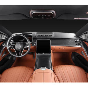 ชุดอุปกรณ์ตกแต่งภายในรถยนต์คาร์บอนไฟเบอร์สำหรับ <span class=keywords><strong>Mercedes</strong></span> Benz <span class=keywords><strong>S</strong></span> Class 2021 <span class=keywords><strong>2022</strong></span> 2023 2024 2025 S400L/450/<span class=keywords><strong>500</strong></span>/S480ชิ้นส่วนรถยนต์ - Product Image 2