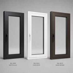 Ventana Abatible <span class=keywords><strong>de</strong></span> Aluminio <span class=keywords><strong>con</strong></span> Doble Acristalamiento y <span class=keywords><strong>Rotura</strong></span> <span class=keywords><strong>de</strong></span> <span class=keywords><strong>Puente</strong></span> Térmico, Insonorizada, Tamaño Personalizado, Moderna, <span class=keywords><strong>Precio</strong></span> <span class=keywords><strong>de</strong></span> Fábrica - Product Image 2