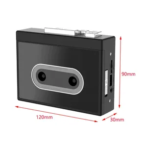 <span class=keywords><strong>Lecteur</strong></span> de cassettes Walkman rétro, <span class=keywords><strong>lecteur</strong></span> de cassettes multifonction classique avec transcription USB et convertisseur MP3, fonction de re-enregistrement - Product Image 6