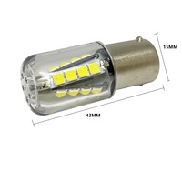 Rouge Ambre P21W led BA15S PY21W BAY15D P21/5W 1157 1156 3030 led 15SMD signal lumineux de tour De Voiture Réserve Lampes De Frein Lumière CANBUS
