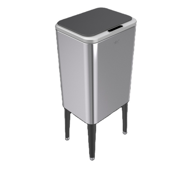 Rectangle Intelligent Trash Can Sensor Electric Self Sealing Motion Garbage Smart Touchless Dustbin Automatic Bin