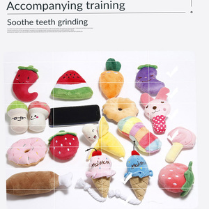 Mainan Gigit hewan piaraan anak anjing mencicit tahan gigit mainan latihan anak anjing mengunyah binatang piaraan lembut tulang pisang - Product Image 5