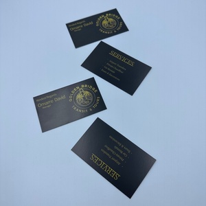 <span class=keywords><strong>Papel</strong></span> corrugado Lámina de oro Estampado en caliente 6X4 pulgadas 350gsm Acabado negro mate Niño y adulto Gracias por <span class=keywords><strong>comprar</strong></span> nuestras tarjetas de producto - Product Image 4