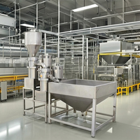 Ligne de production de beurre de cacahuète entièrement automatique continue, fabrication de houmous, de tahini, de pâte de graines de sésame, y compris le moulin à riz, neuf et d'occasion