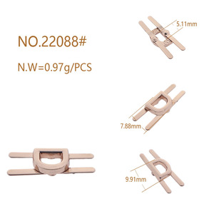 Welord Premium bayan botları ayakkabı dekoratif aksesuarları yönlü Metal ayakkabı tokaları imitasyon toka kayış süslemeleri - Product Image 6