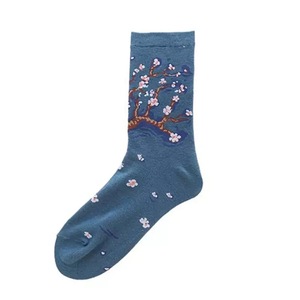 Calcetines de punto para hombre, calcetines de algodón con patrón de Mona Lisa, gran oferta, calcetines coloridos para hombre - Product Image 2