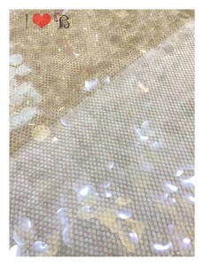 Tissu <span class=keywords><strong>en</strong></span> dentelle à paillettes <span class=keywords><strong>or</strong></span> champagne, <span class=keywords><strong>prix</strong></span> d'usine Blinglace, broderie <span class=keywords><strong>en</strong></span> dentelle à paillettes pour fête - Product Image 5