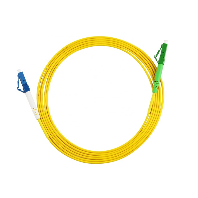 Network Line Communictaion Single Mode LC-APC LC-UPC Optic Fiber Patch Cord  Three Ring Core Insertion Loss Low Return Loss