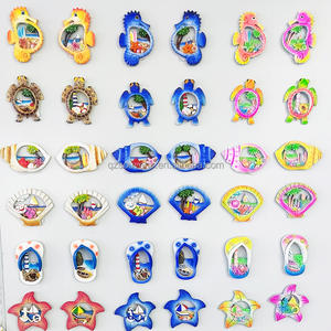 Ustom-imán de resina para nevera, regalo turístico de 45mm 65mm, globo de nieve - Product Image 6