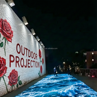 Système de projection laser interactif extérieur 1200 lumens, étanche, hologramme 3D, jeux immersifs sur mur et sol, projecteur Android