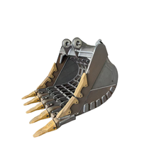 Godet tamiseur Yuezhuo pour excavatrice (pièces de rechange pour la construction) pour le nettoyage des fossés et le renforcement des roches pour excavatrices de 1 à 50 tonnes