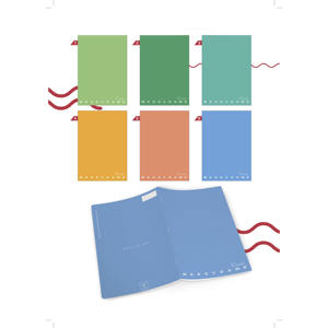 Quaderno Monocromatico Verde MAXI 42 Fogli/Confezione 80gr Rigato 1 Linea Assortito - Product Image 1