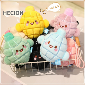 HECION Cartoon <strong>Hand</strong> Grenade Plush Toy Cute Grenade Plush Doll Keychain Pendant Funny Toy for Kids - Product Image 1