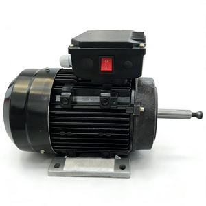 Moteur de traite 0,75 kW à 4 pôles, monophasé, à induction, pour ferme laitière turque, moteur de pompe à traite robuste avec interrupteur marche/arrêt - Product Image 1