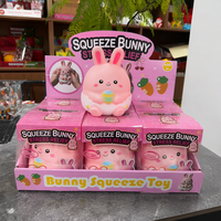 Nouveauté 2026 : Jouet à presser Lapin de Pâques à remontée lente, anti-stress, pour enfants