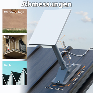 Support de toit de précision Starlink Mini, pivotant à 360°, inclinaison réglable à 90°, support en aluminium T6061, étanche pour tous les toits - Product Image 2