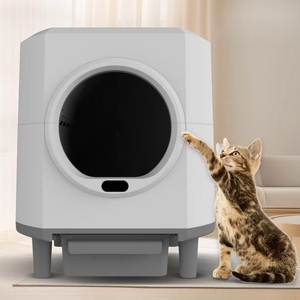 Gran oferta, caja de arena inteligente para gatos con recogida automática inteligente, caja de arena autolimpiante para accesorios de arena para gatos Premium gratis - Product Image 1