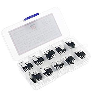 50 ชิ้น 10 ค่า MOSFET ทรานซิสเตอร์ชุดอุปกรณ์ติดตั้งบนพื้นผิว IRF3205 IRF640 IRF740 IRF830 IRF840 IRF530 IRF630 IRF820 <span class=keywords><strong>IRFZ44</strong></span> - Product Image 5