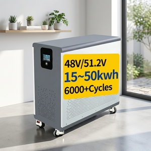 Wheels Mobile LiFePO4 48V 300Ah-1000Ah 15-50KW Hybrid Grid Floor Standing Home <b>Energy</b> <b>Storage</b> <b>System</b> - Product Image 1