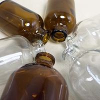 Vente en gros de flacons en verre ambré de 50 ml et 100 ml pour diffuseur d'huiles essentielles, avec bouchon en liège, pour l'aromathérapie, en carton