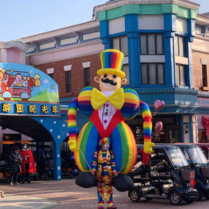 Disfraz Inflable de Payaso Super Circus Joker <span class=keywords><strong>para</strong></span> <span class=keywords><strong>Adultos</strong></span>, Accesorios <span class=keywords><strong>para</strong></span> Desfiles de Carnaval - Product Image 1
