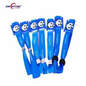 Bracelet RFID tissé pour exposition, lecture rapide NFC pour la gestion des <span class=keywords><strong>visiteurs</strong></span> - Product Image 4