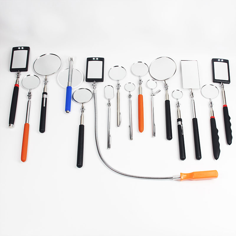 Custom Logo Accepted Portable Stainless Steel Telescopic Under Vehicle Inspection Mirror Supplier China