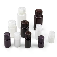 Pipettes de flacon de réactif en polyéthylène haute densité (HDPE) de couleur naturelle de haute qualité 60ml 250ml 500ml 1000ml