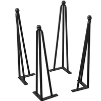 Nouvelle jambe de table en bois massif de haute qualité, robuste et moderne, pour chambre à coucher, hôpital, salon, usage extérieur, couleur personnalisée