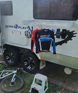 Nuevo tendedero plegable para <span class=keywords><strong>ropa</strong></span> de RV 2026, con tecnología especial antirrobo para uso en RVs, hoteles junto a la playa y exteriores - Product Image 1